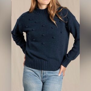 Toad&Co Santa Ana Crew Neck Sweater in True Navy